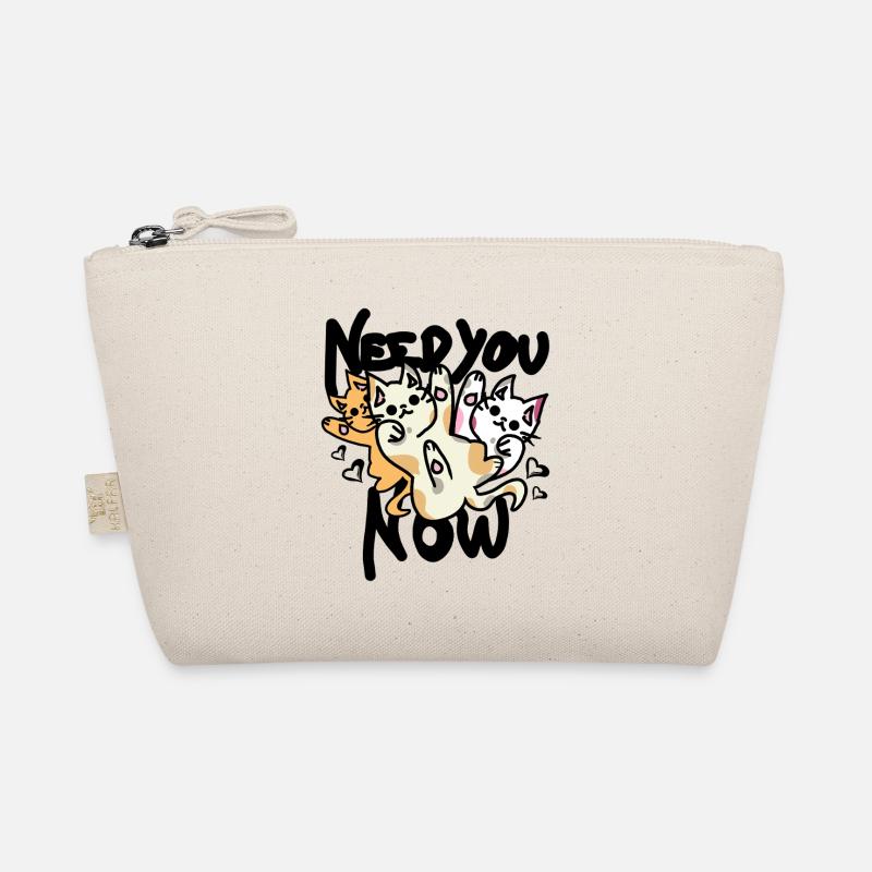 Dicton de chat avec des cœurs Trousse biologique