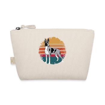 Retro Vintage Greyhound Dog Lover Gifts for Men - Bio-Täschchen - Natur - Vorne
