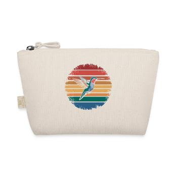 Retro Vintage Hummingbird Lover Nature Gifts - Bio-Täschchen - Natur - Vorne