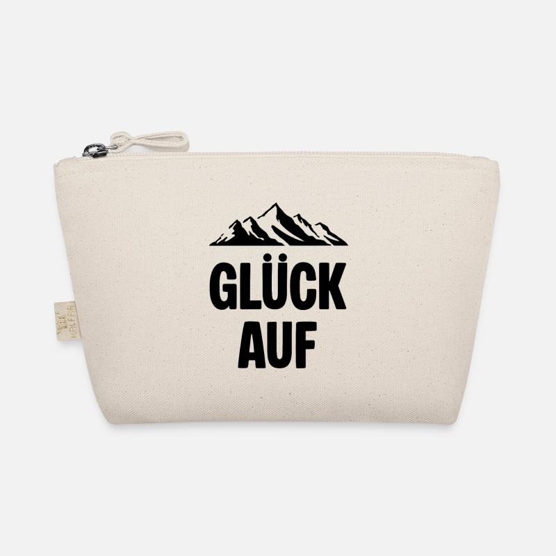Glueck auf Berg Erzgebirge Bio-Täschchen