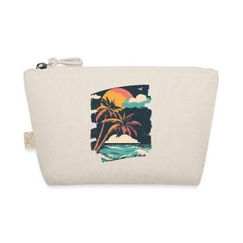 Plage Palmiers Coucher de soleil Été - Trousse biologique - nature - Devant