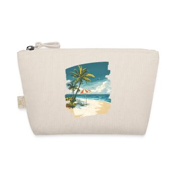 Plage Palmiers Soleil Été - Trousse biologique - nature - Devant