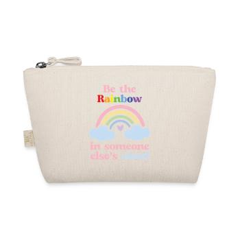 LGBTQ Pride Month - Be the Rainbow - Organic Pouch - nature - Front