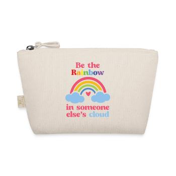 LGBTQ Pride Month - Be the Rainbow in someone else - Organic Pouch - nature - Front