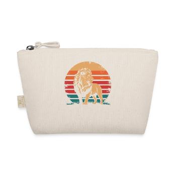 Rétro Vintage Lion Faune Animal Lover Lion Cadeau - Trousse biologique - nature - Devant