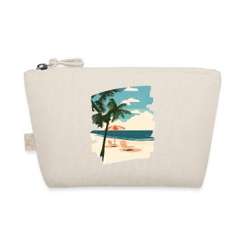 Beach Palm Trees Sun Summer - Organic Pouch - nature - Front