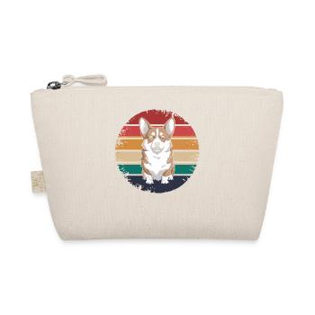 Rétro Vintage Pembroke Welsh Corgi Lover Dog Cadeaux - Trousse biologique - nature - Devant