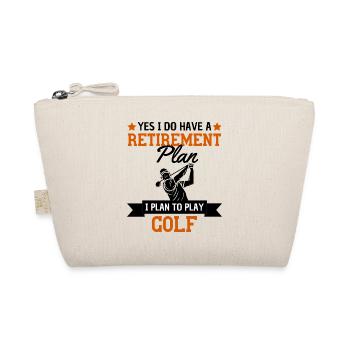 Golf Plan de retraite Humour Golfeur - Trousse biologique - nature - Devant
