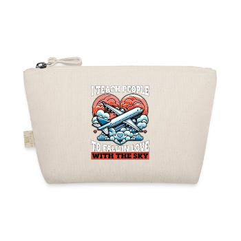 Instructeur de vol J’enseigne aux gens à l’école de pilotage - Trousse biologique - nature - Devant