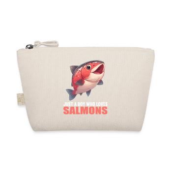 Lachse Lachs - Bio-Täschchen - Natur - Vorne