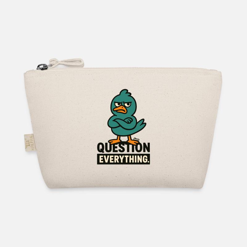 Suspicious bird – question everything Organic Pouch