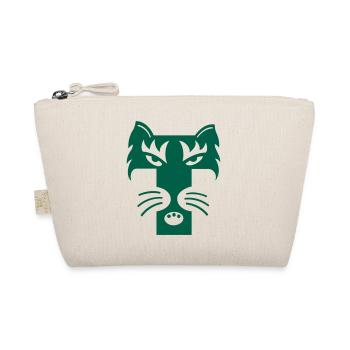 Tiger Lion | Lion Tiger | letter T | Vectorgraphic - Organic Pouch - nature - Front