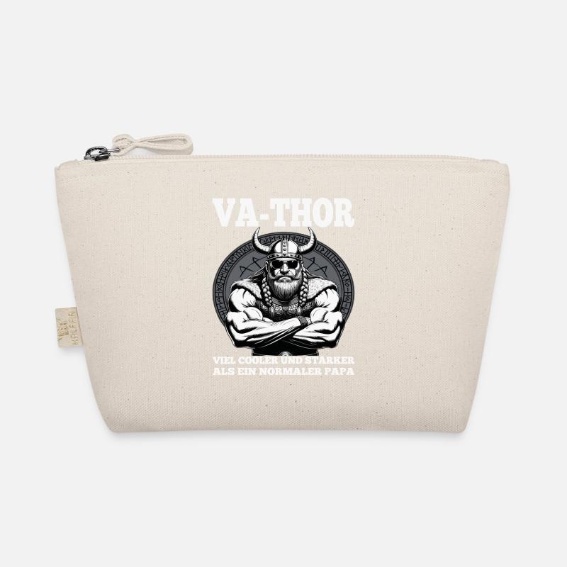 VA-THOR WIKINGER Vater Papa Viking Vatertag Bio-Täschchen