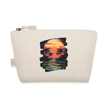palmiers coucher de soleil été - Trousse biologique - nature - Devant