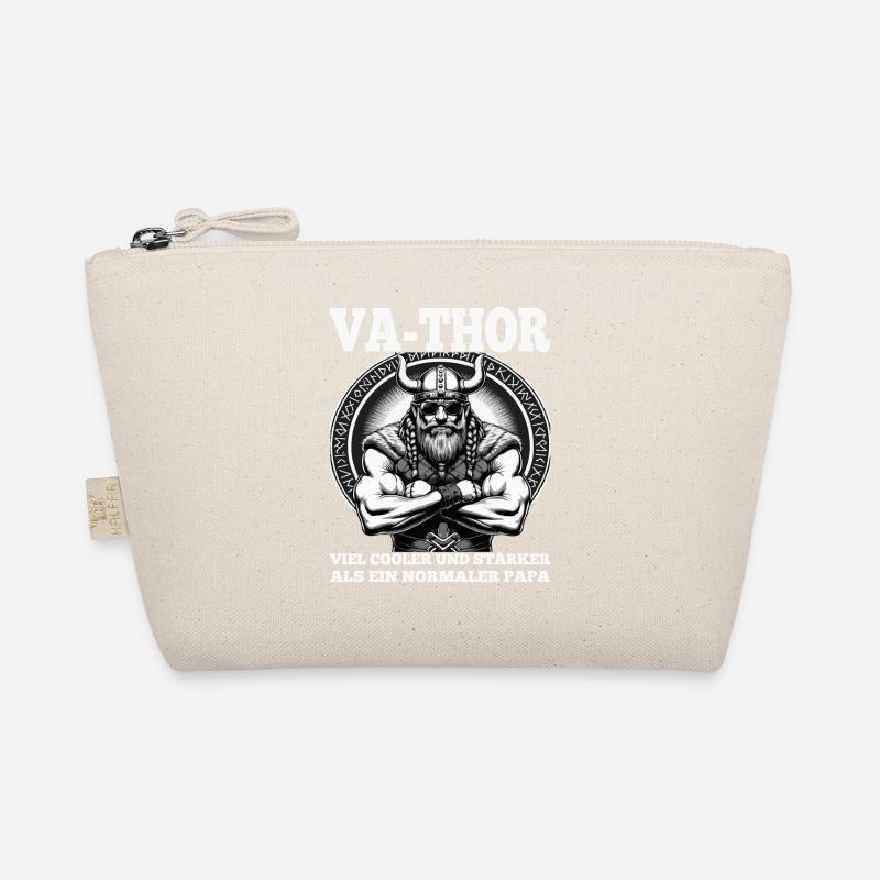 VA-THOR WIKINGER Vater Papa Viking Vatertag Bio-Täschchen