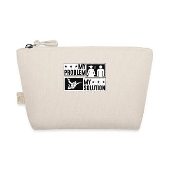 Skydiver My Problem My Pictogram Dad Parachutist - Organic Pouch - nature - Front