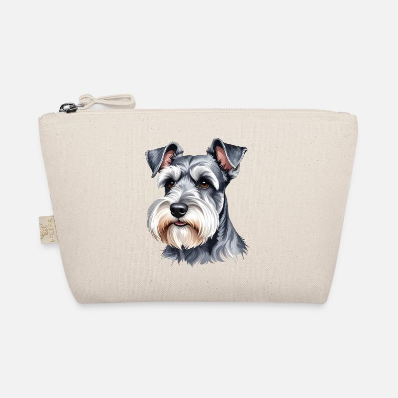 Zwergschnauzer - Bio-Täschchen - Natur