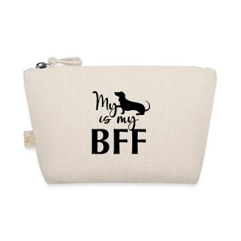 Mon teckel est mon meilleur ami – Mein Dackel ist mein BFF - Trousse biologique - nature - Devant