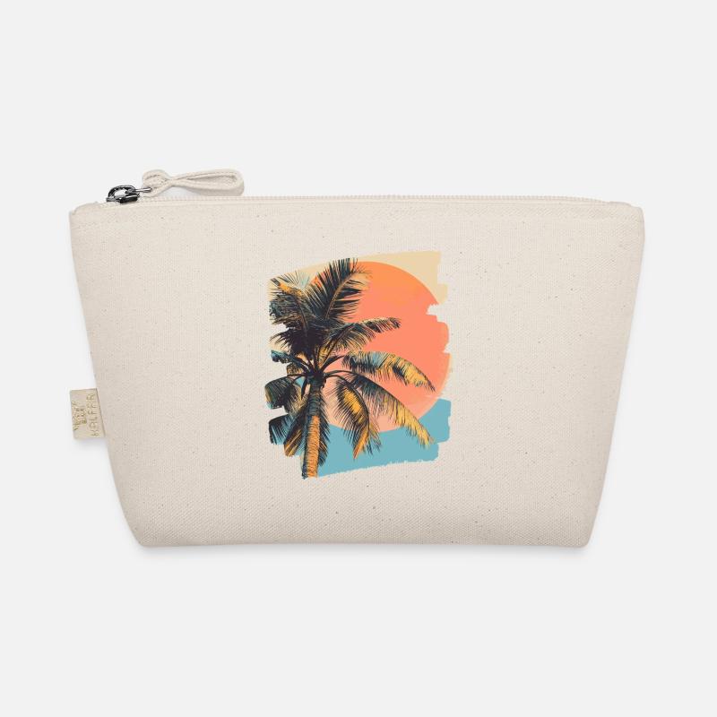 palmier coucher de soleil soleil d’été Trousse biologique