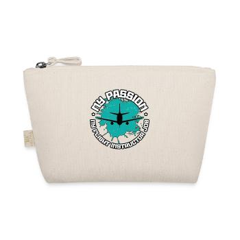 Flight Instructor My Passion My Aviation Teacher - Bio-Täschchen - Natur - Vorne