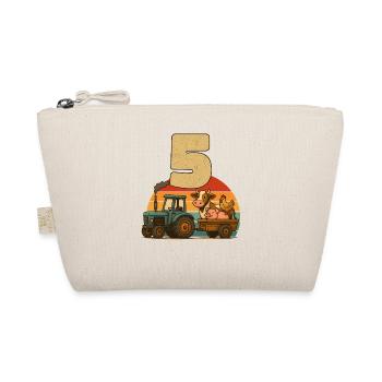 tracteur enfants anniversaire 5 ans animaux de la ferme - Trousse biologique - nature - Devant