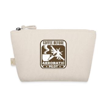 Aerobatic Pilot Coffee Glider Pilot Coffee Lover - Organic Pouch - nature - Front