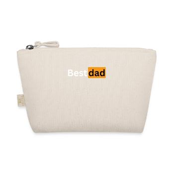 Best Papa Best Dad - Organic Pouch - nature - Front