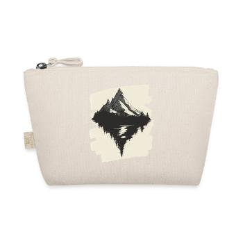 Mountains Climbing Climbers Hiking - Organic Pouch - nature - Front