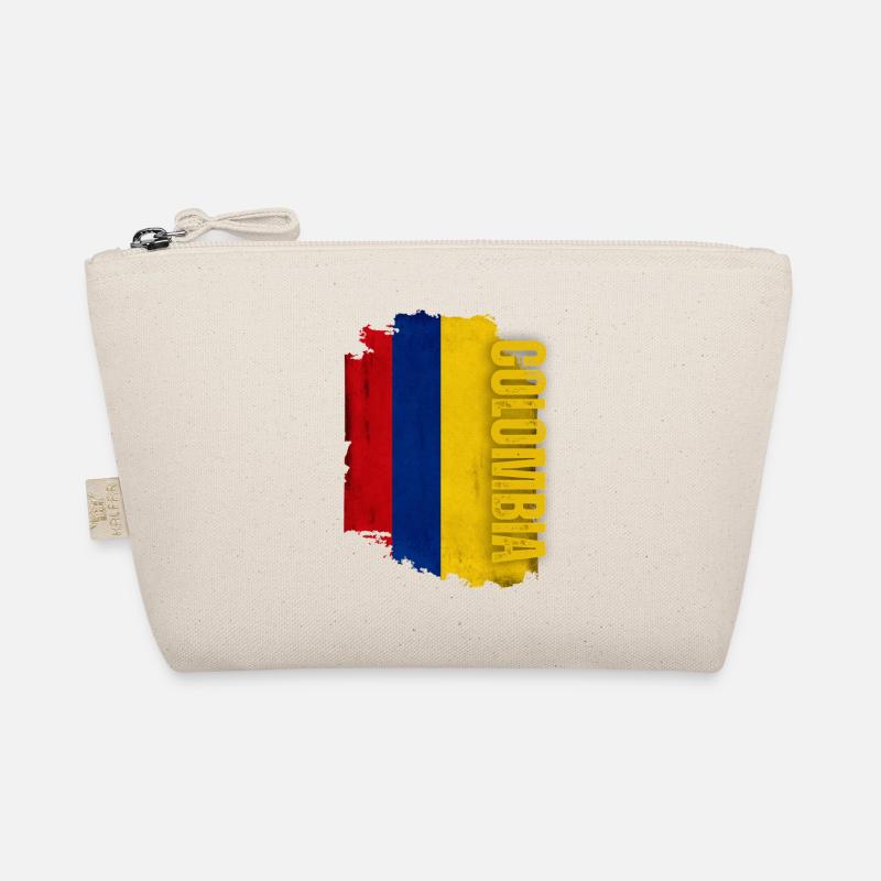 Drapeau vertical de la Colombie, j’aime la Colombie Trousse biologique