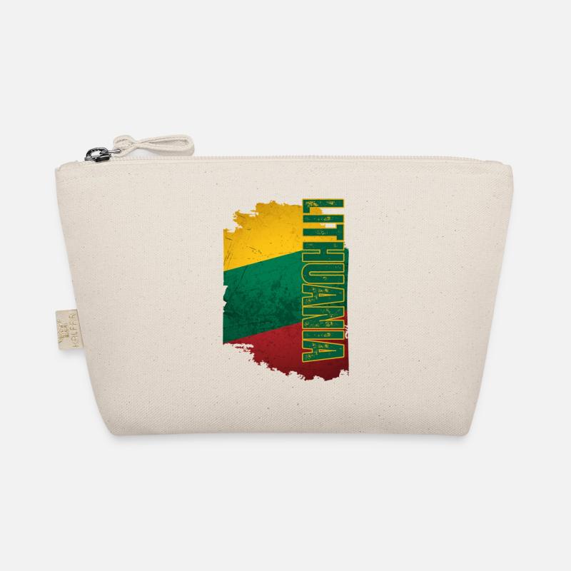 Drapeau lituanien vertical, fierté lituanienne Trousse biologique