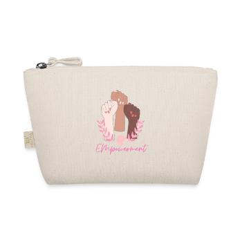 Empowerment - Feminism Girl Power Fists - Organic Pouch - nature - Front