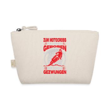 Motocrossfahrer Geschenke Motocross Biker Sprüche - Bio-Täschchen - Natur - Vorne