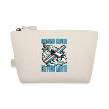 Aerobatic Pilot Chasing Clouds Defying Model Pilot - Organic Pouch - nature - Front