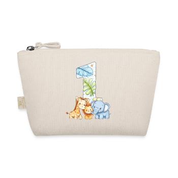 Jungle Animals Kids Cadeau d’anniversaire de 1 an - Trousse biologique - nature - Devant