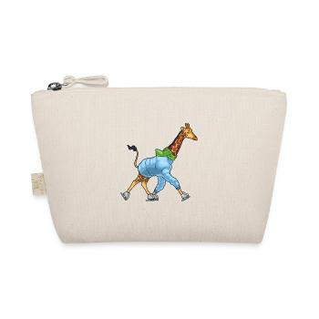 Giraffe Skating Skates - Organic Pouch - nature - Front
