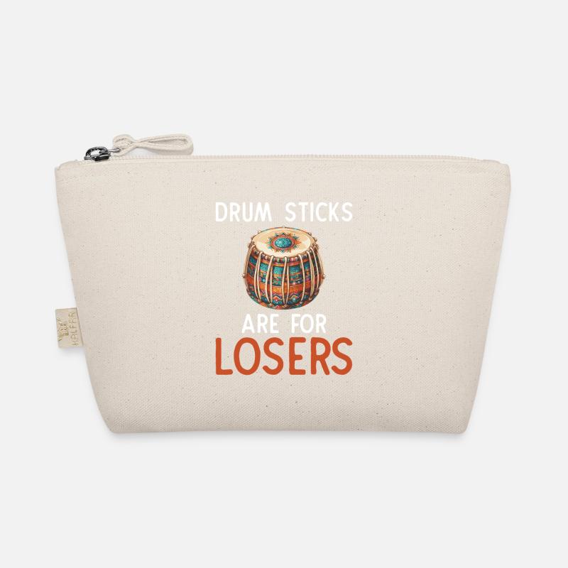 Drum sticks are for losers, tabla Organic Pouch
