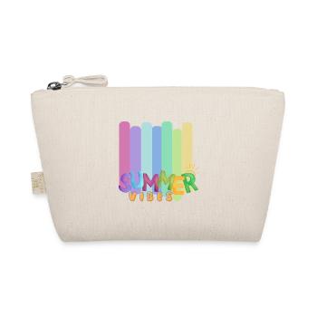 Summer Vibes Only | Tropical Beach T-Shirt - Trousse biologique - nature - Devant