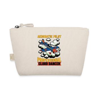 Aerobatic Pilot Professional Cloud Dancer Aviation - Organic Pouch - nature - Front