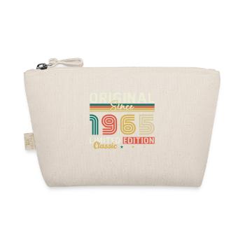 60 Jahre 1965 Vintage Retro Geburtstagsgeschenk - Bio-Täschchen - Natur - Vorne
