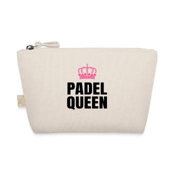 Padel-Königin - Bio-Täschchen - Natur - Vorne