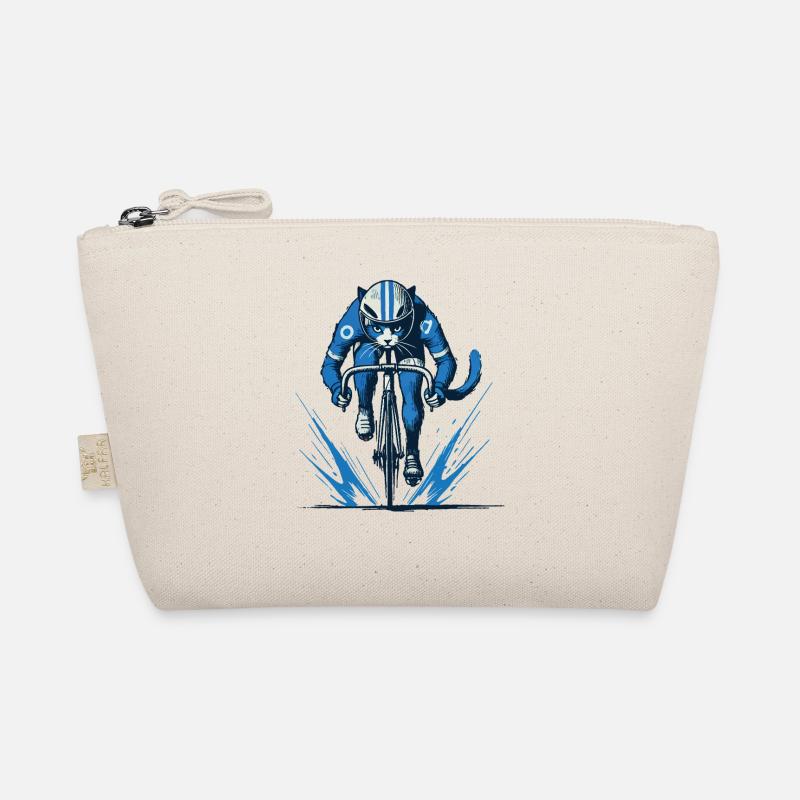 Motif de vélo sportif avec chat pour Trousse biologique