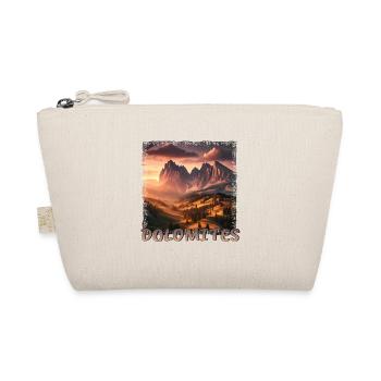 Beautiful Dolomites Hike Tyrol Sunset - Organic Pouch - nature - Front