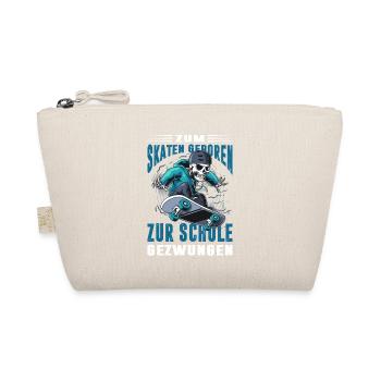 Skateboard Geschenke Skateboardfahrer Outfits - Bio-Täschchen - Natur - Vorne
