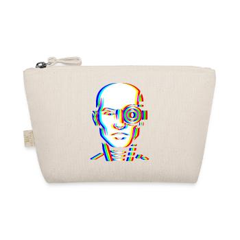 Tête Cyber Glitch – Futuriste - Trousse biologique - nature - Devant