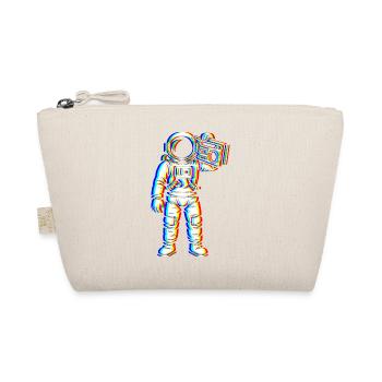 Glitch Astronaut - Beats im All - Bio-Täschchen - Natur - Vorne