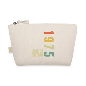 50 Years 1975 Vintage Retro Birthday Gift - Organic Pouch - nature - Front