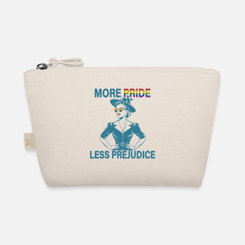 More Pride Less Prejudice Pride Month LGBTQ Organic Pouch