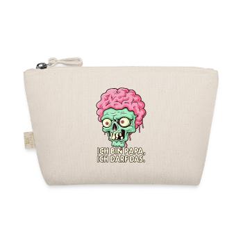 I'm dad, I'm allowed the zombie - Organic Pouch - nature - Front