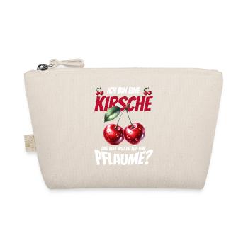 Kirsche Geschenk Pflaume Spruch Lustig Frauen - Bio-Täschchen - Natur - Vorne