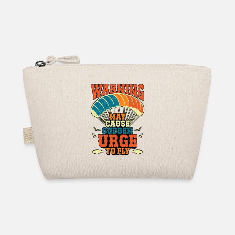 Paragliding Warning May Cause Sudden Parachuting Organic Pouch